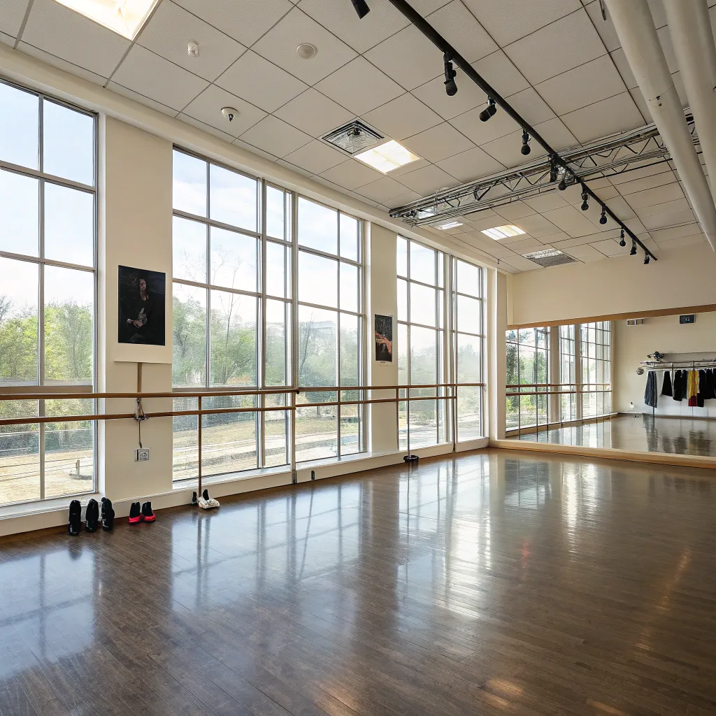 Interior of MRSPSBOCA Dance Studio